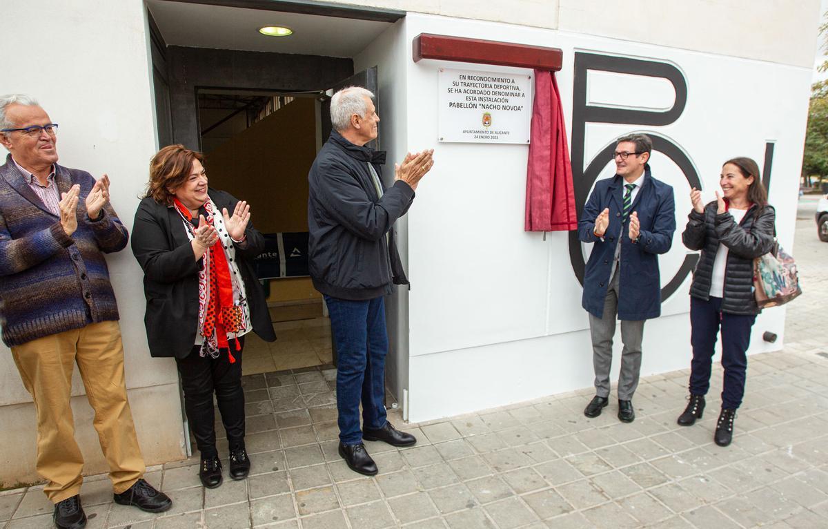 El pabellón Ciudad Jardín añade el nombre de Nacho Novoa