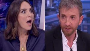 Tamara Falcó y Pablo Motos en El hormiguero