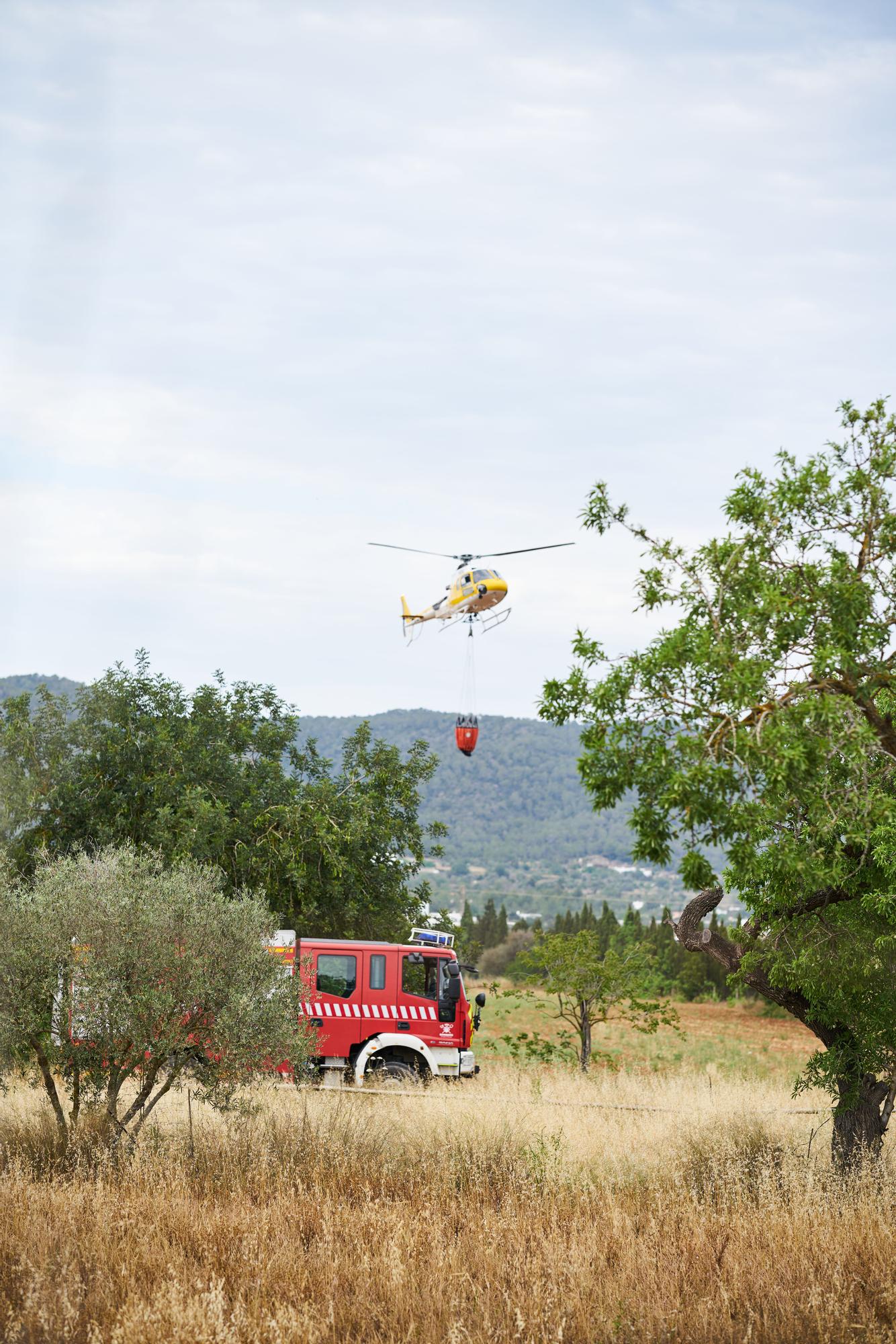 Todas las fotos del incendio en una finca agrícola de ses Païses