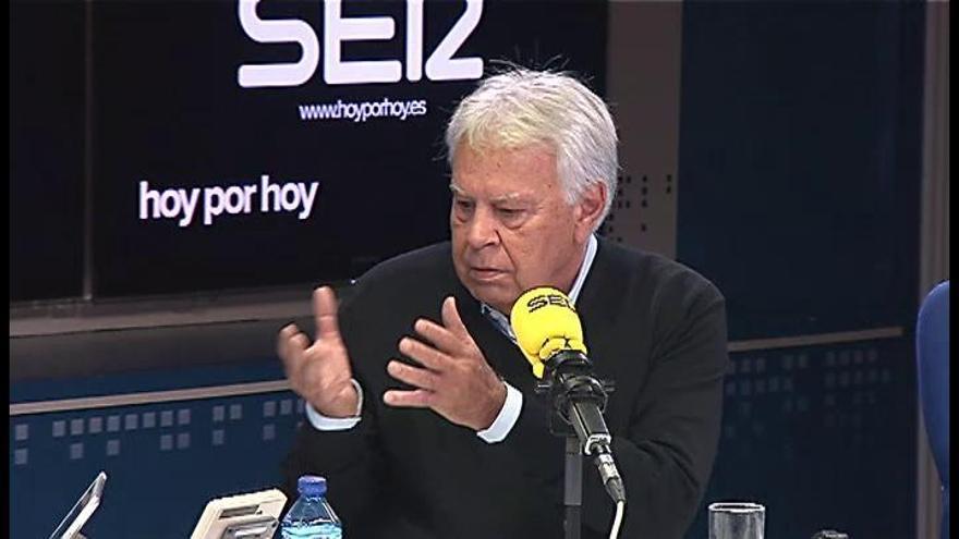 Felipe González sobre Cataluña: &quot;¿Podríamos proponer que un elefante fuera presidente?&quot;