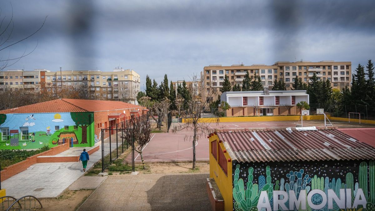 Colegio Manuel Pacheco, en la barriada de Suerte de Saavedra.