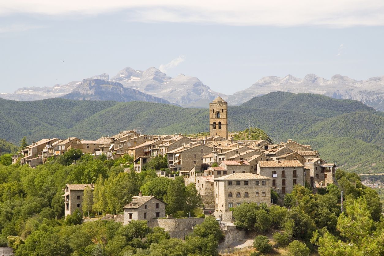 Pueblo en Huesca, España