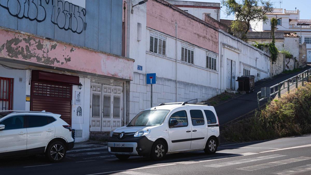 La calle El Cine, en Las Canteras.