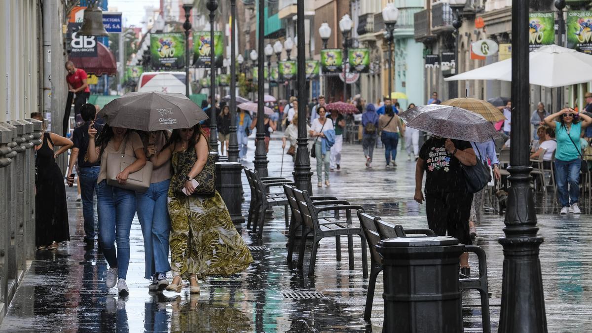 Lluvias en la calle Triana