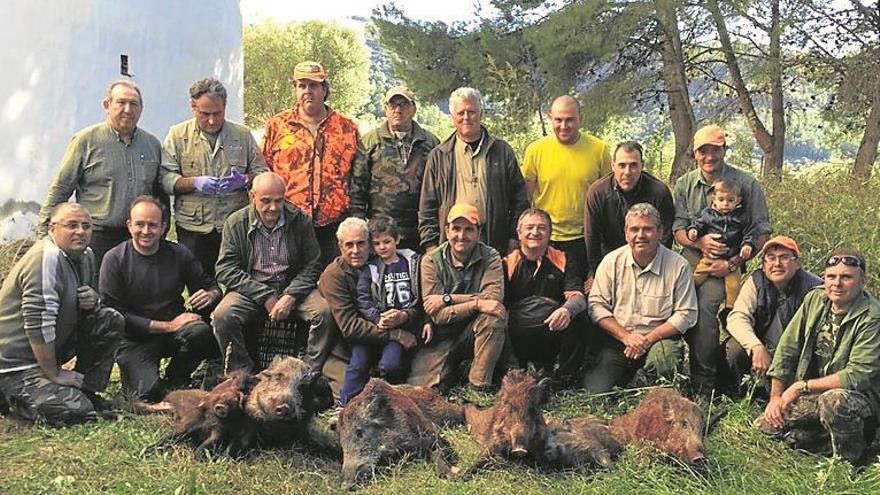 Los cazadores de Borriol abaten 11 jabalís desde inicios de septiembre