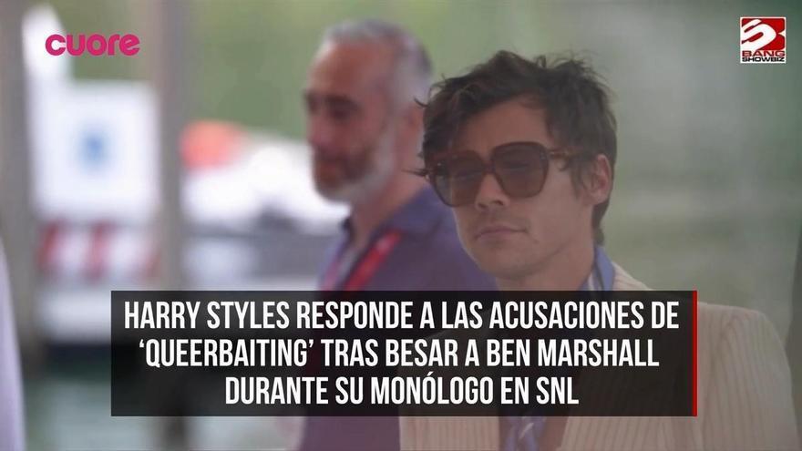Acusan a Harry Styles de 'Queerbaiting' tras besar a Ben Marshall