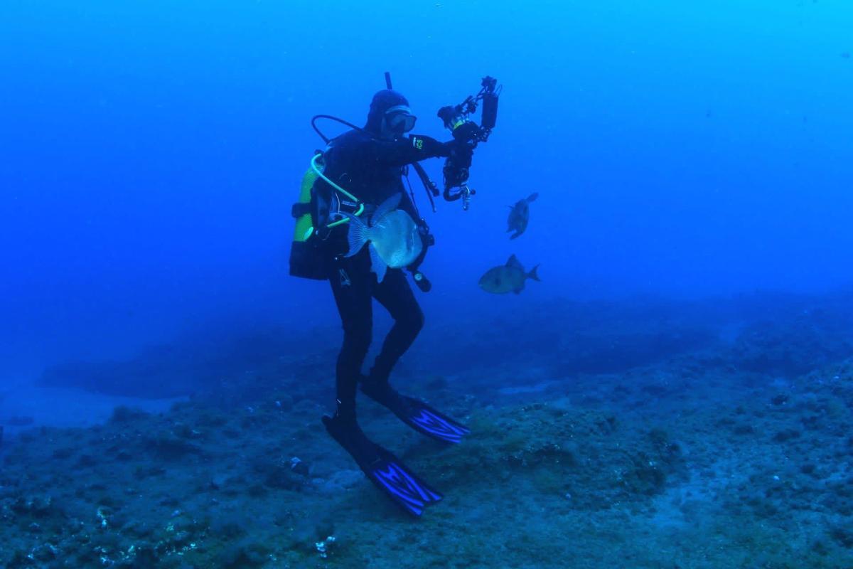 Inmersión de Club Buceo Norte en aguas de Sardina de Gáldar