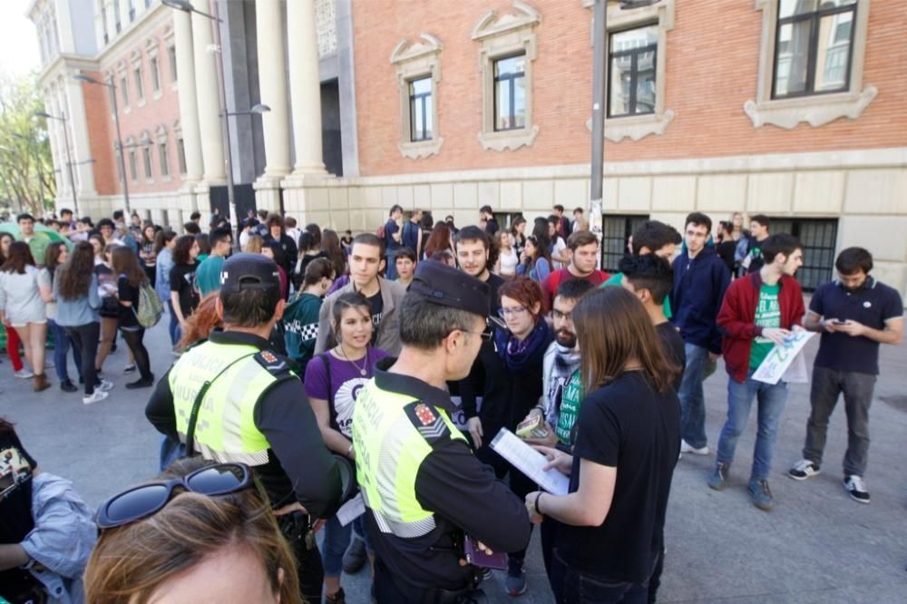 Manifestación en Murcia contra la Lomce