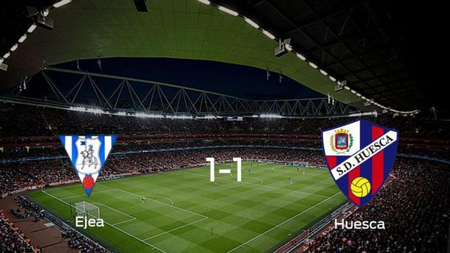 El Ejea y el Huesca B se reparten los puntos tras su empate a uno