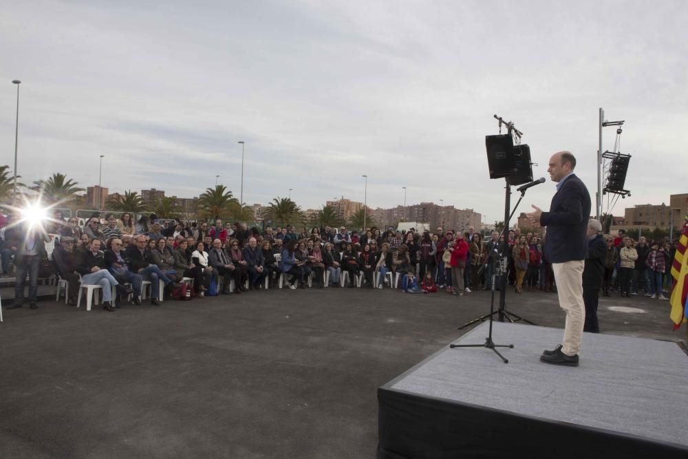 Inauguración del nuevo campo de fútbol del colegio Salesianos