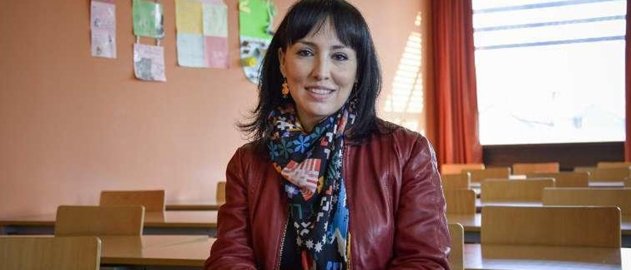 María Victoria Carrera es profesora en el campus de Ourense. // FdV