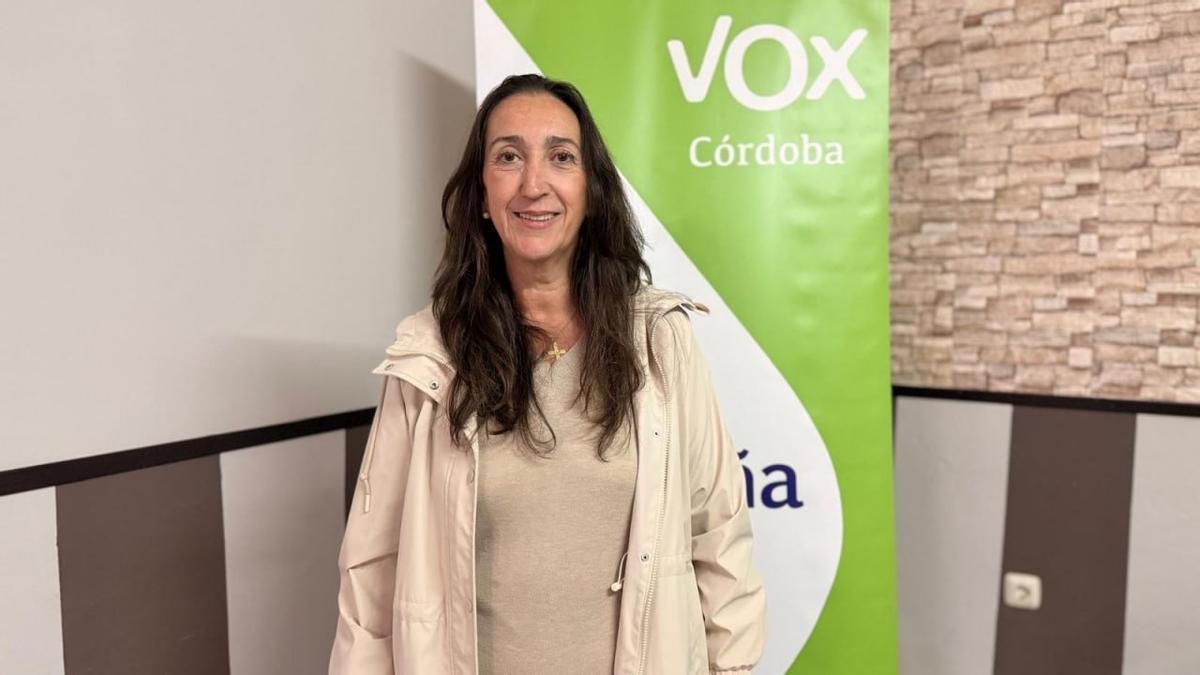 La candidata de Vox por Córdoba a las elecciones andaluzas, Paula Badanelli.