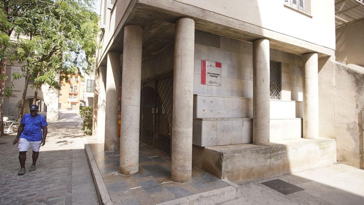 L’Oficina Municipal d’Habitatge de Girona, aquest estiu.  | MARC MARTÍ