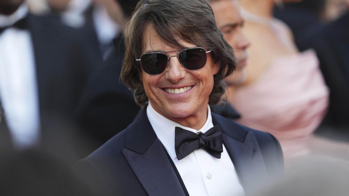 Tom Cruise, en la presentación de 'Misión Imposible: sentencia final' en el festival de Cannes
