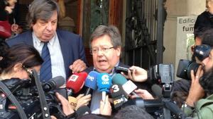 L’exregidor de l’Ajuntament de Barcelona Ramon García-Bragado, aquest dimecres als jutjats.