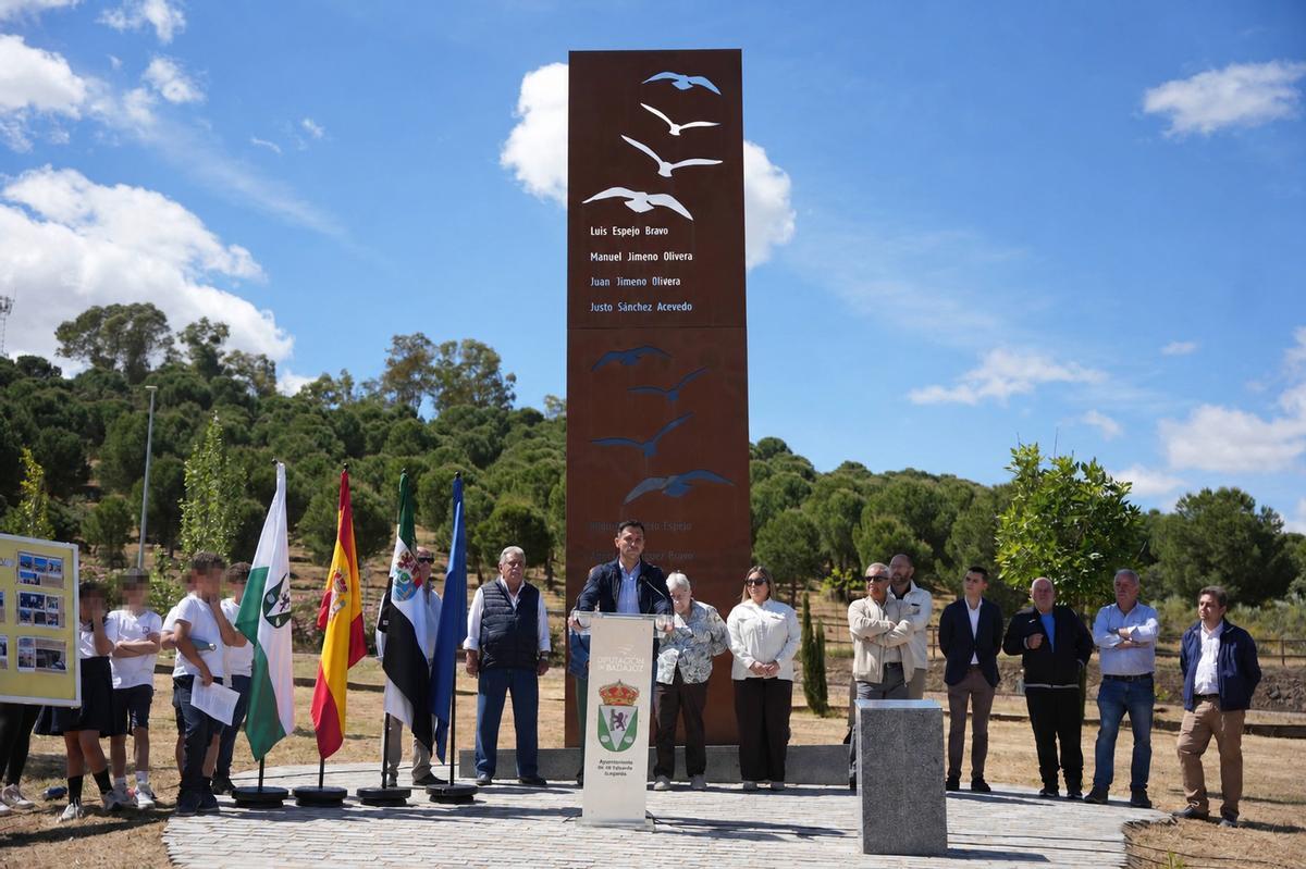 Acto en Valverde de Leganés en honor a las víctimas de Mauthausen
