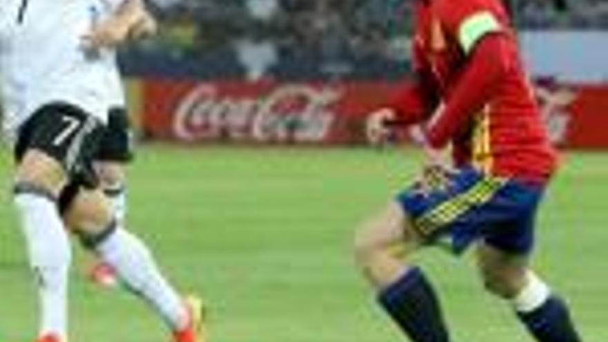 Gerard Deulofeu, anit jugant la final de l&#039;Eurocupa sub-21.