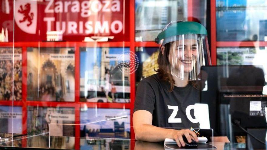 Las consultas en las oficinas de turismo de Zaragoza caen un 92%