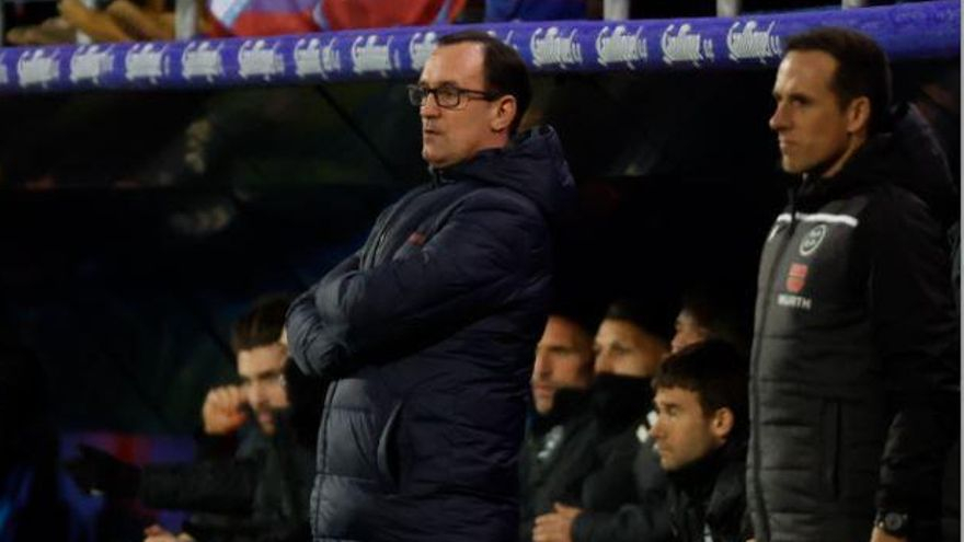 Joseba Etxeberria en su etapa como técnico del Eibar