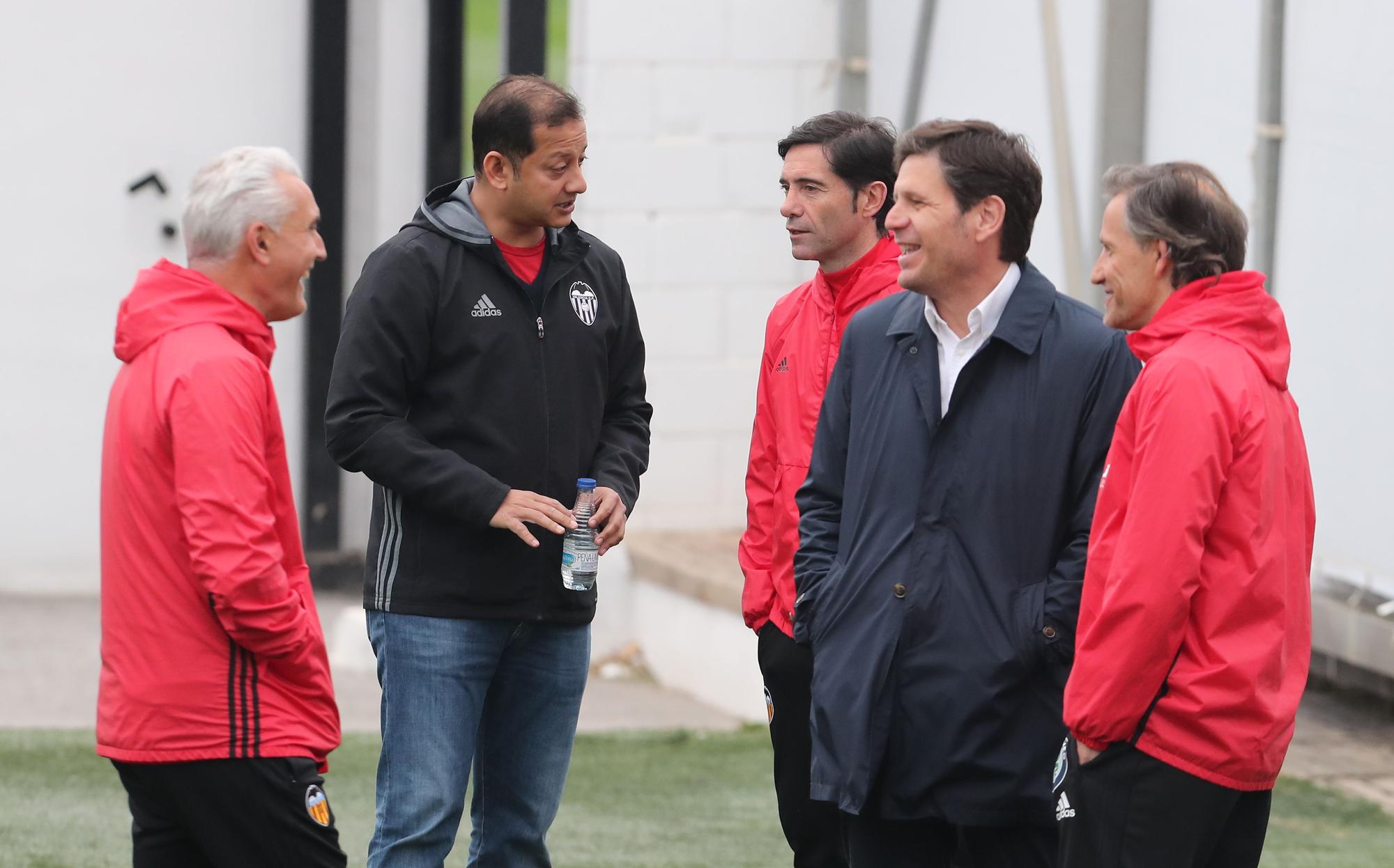 Album de fotos de Anil Murthy en la presidencia del Valencia CF