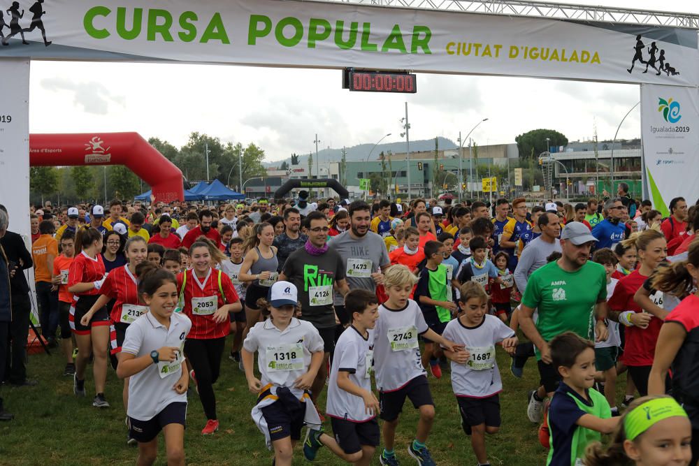 Més de dos mil participants a la 41a Cursa Popular d'Igualada