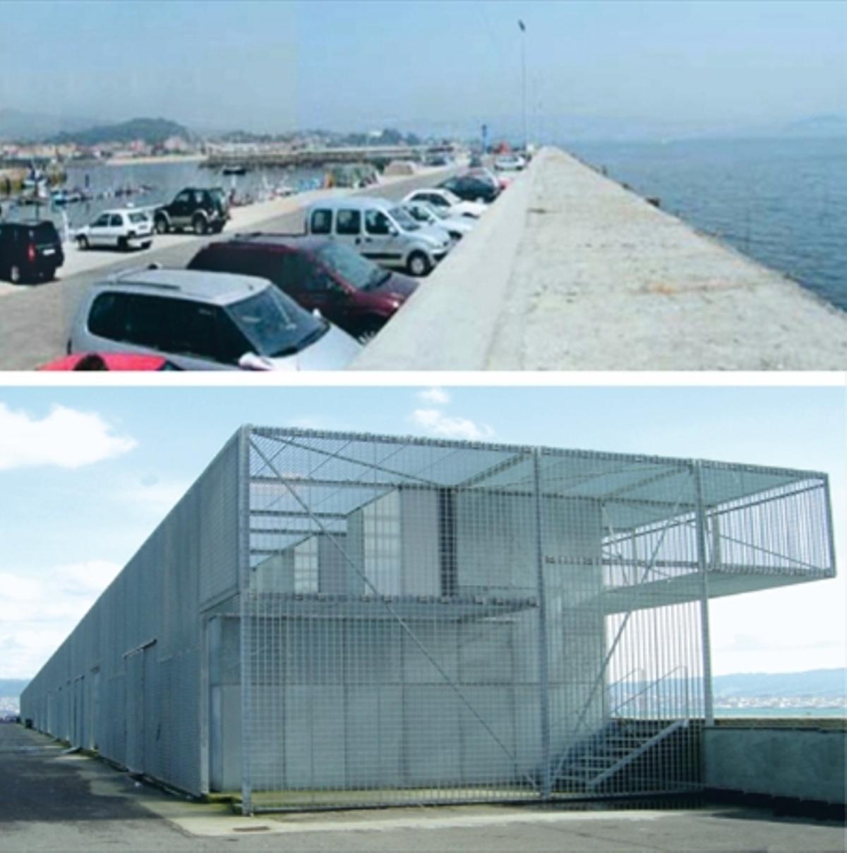 O novo molle e as modernas casetas deseñadas Irisarri e Piñera.