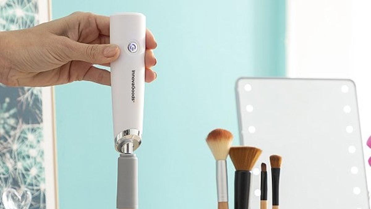 Limpiador y secador automático de brochas de maquillaje. Curiosite