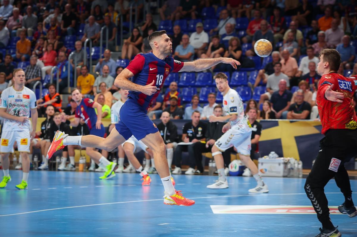 Las mejores imágenes del Barça - Magdeburgo