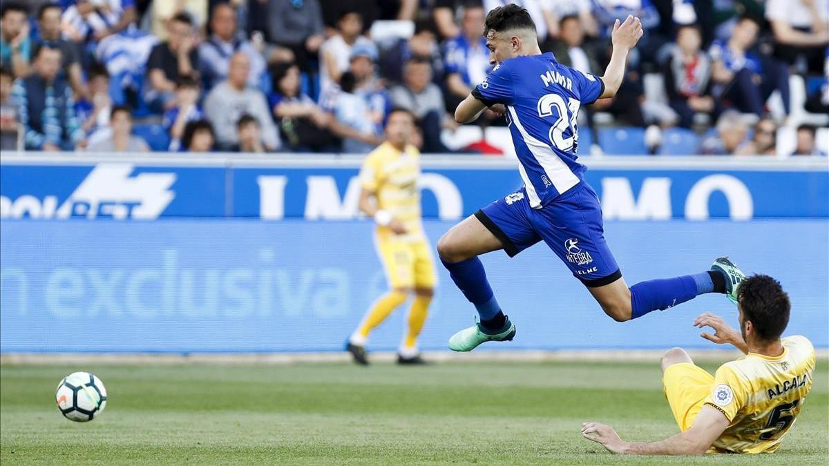 Munir, durante el partido contra el Girona del pasado día 19