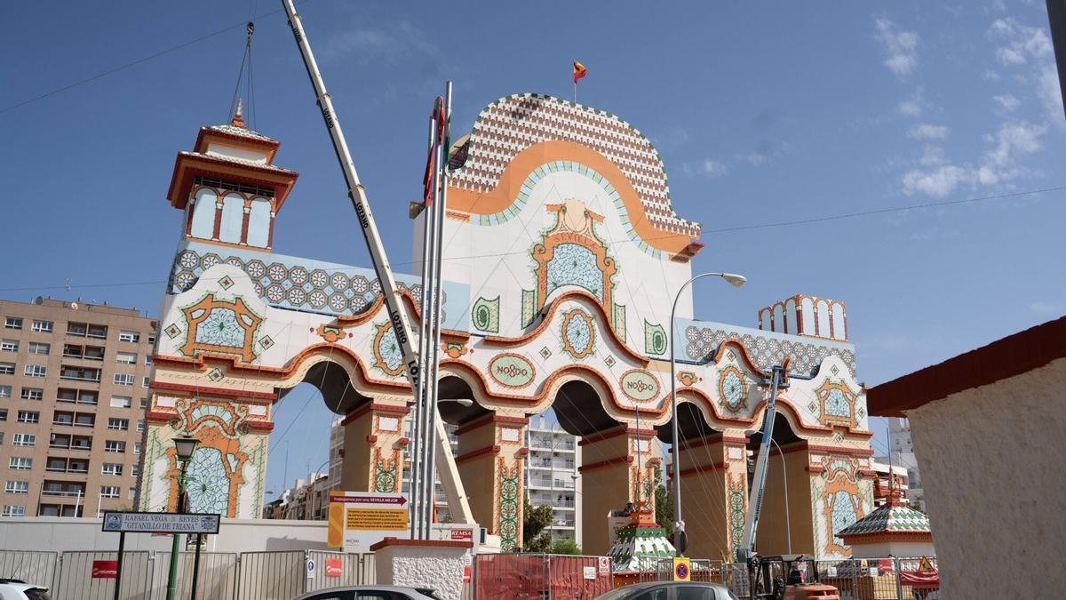 VÍDEO | Así va el montaje de la Feria de Sevilla a dos semanas de su inicio