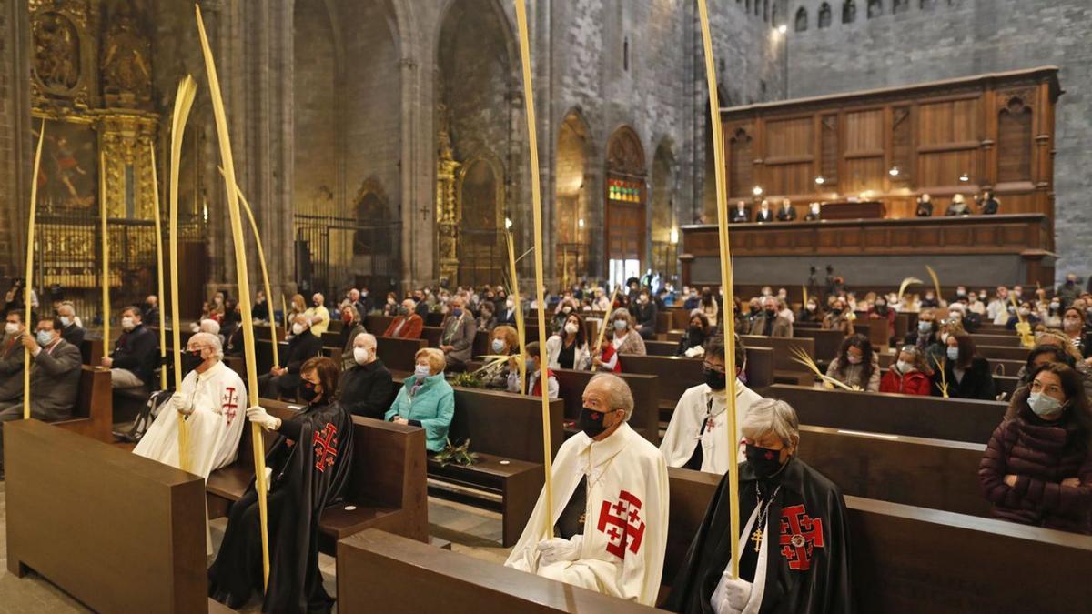 La benedicció de Rams, l’any pasat, a la Catedral de Girona.  | ANIOL RESCLOSA