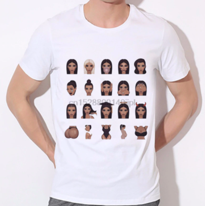 Camiseta emoji Kim