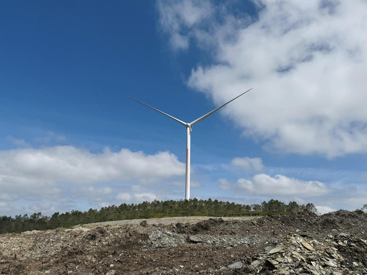 Parque eólico de Mondigo, en la Mariña lucense