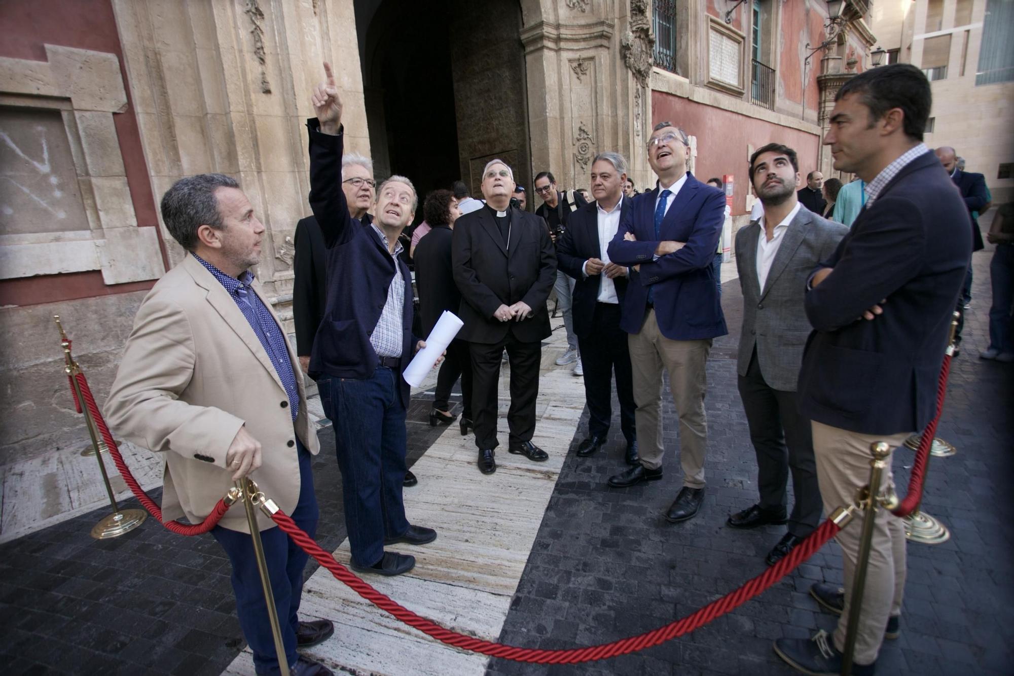 Así serán las visitas al imafronte de la Catedral de Murcia