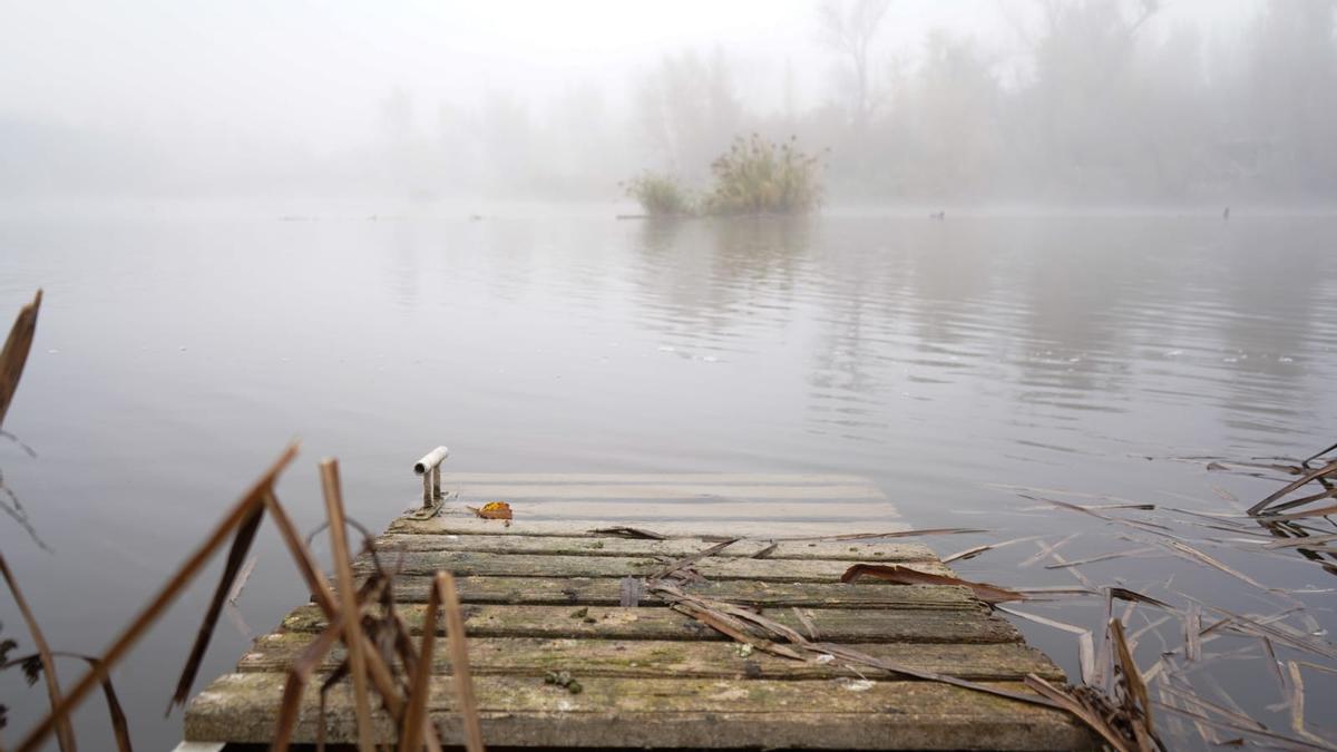 Zamora, oculta tras la niebla.