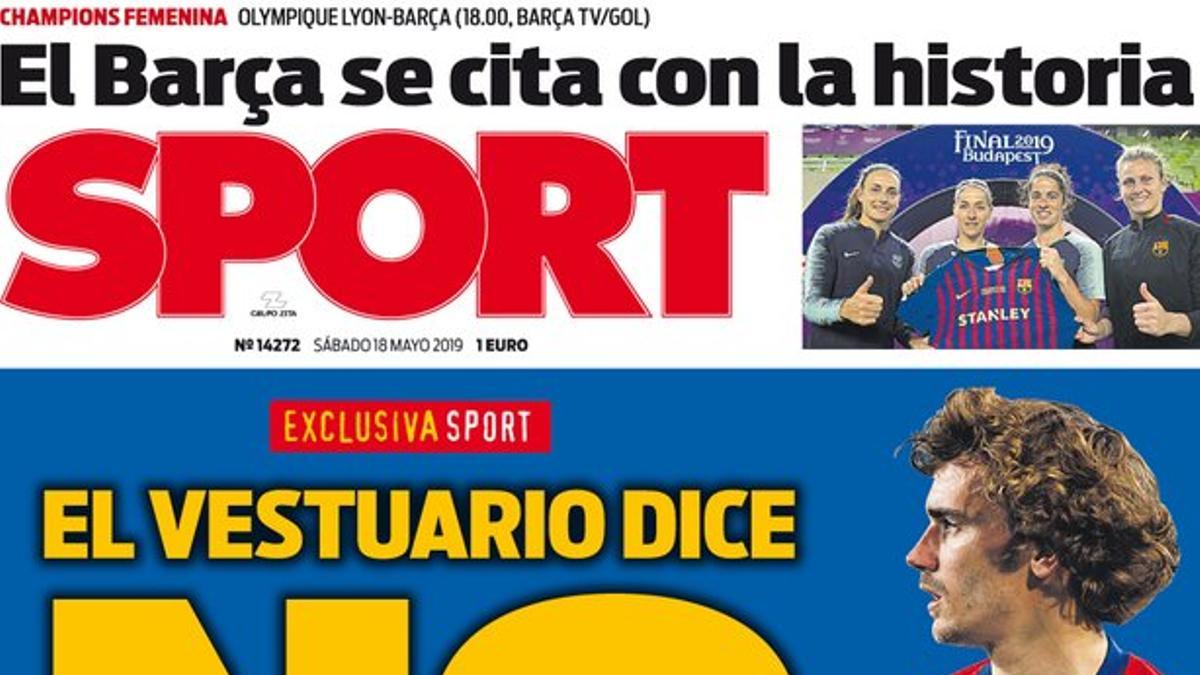 Esta es la portada de hoy