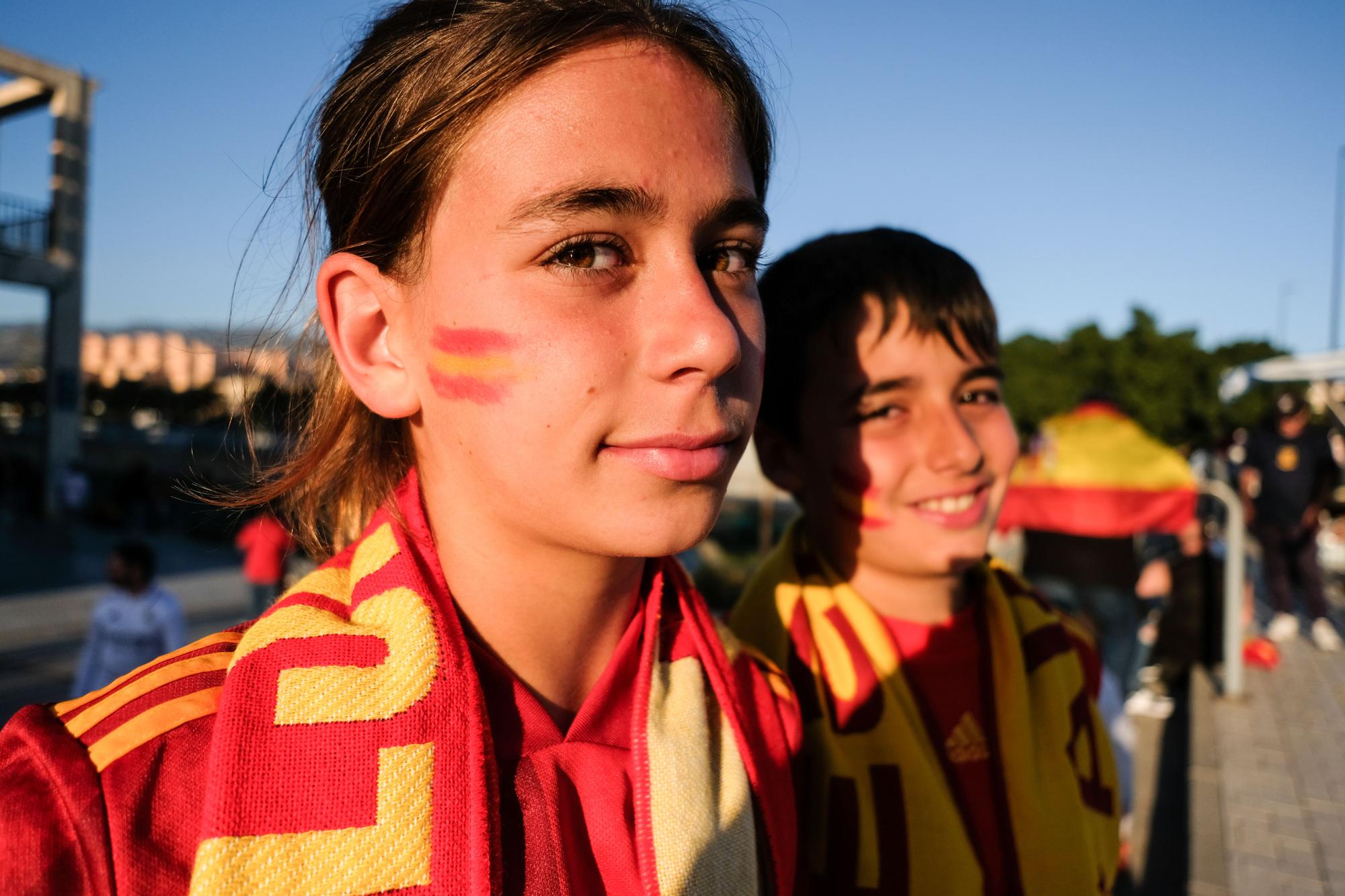 La Roja juega en Málaga contra Noruega, en imágenes