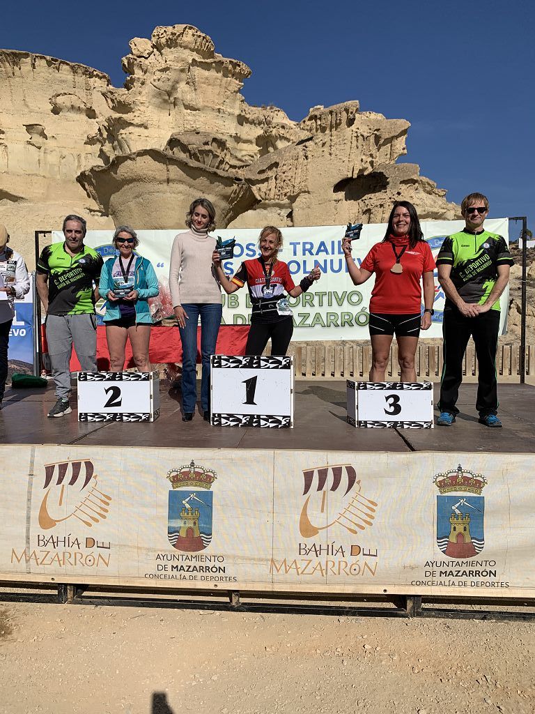 Todas las imágenes del cross por las calas de Bolnuevo, en Mazarrón