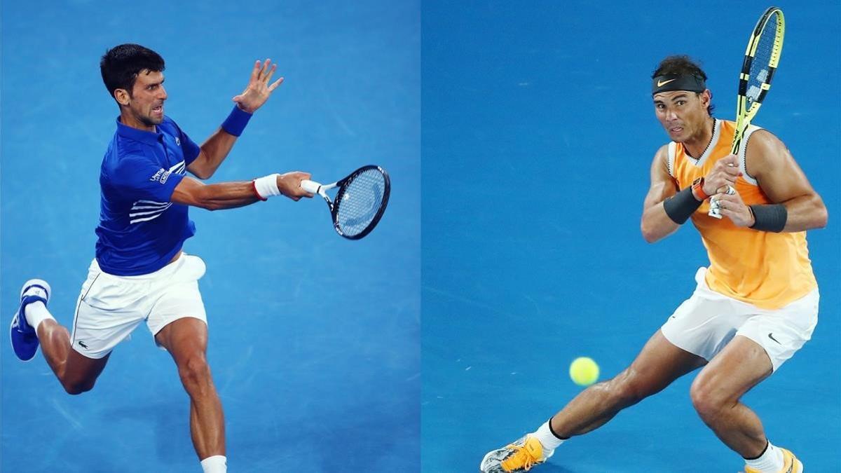 Novak Djokovic y Rafael Nadal