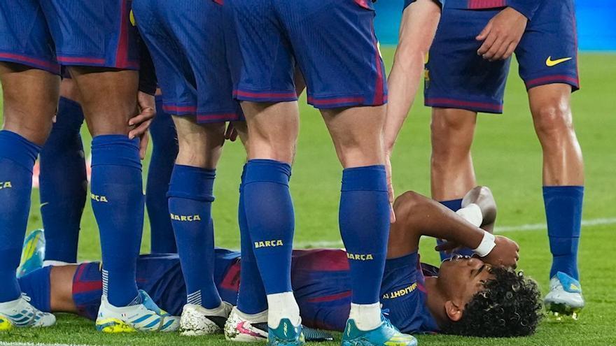 Así ha narrado 'Carrusel Deportivo' el momento de la lesión de Lamine Yamal