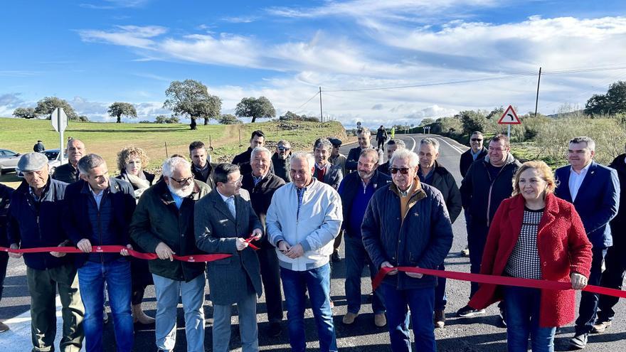 La Diputación de Badajoz invierte 1,4 millones en la mejora de la carretera BA-136 de Talarrubias a Agudo