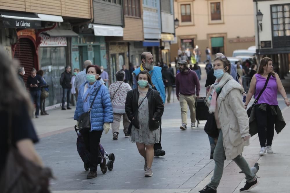 Primer día para poder salir a pasear y a hacer deporte por tramos horarios en Asturias