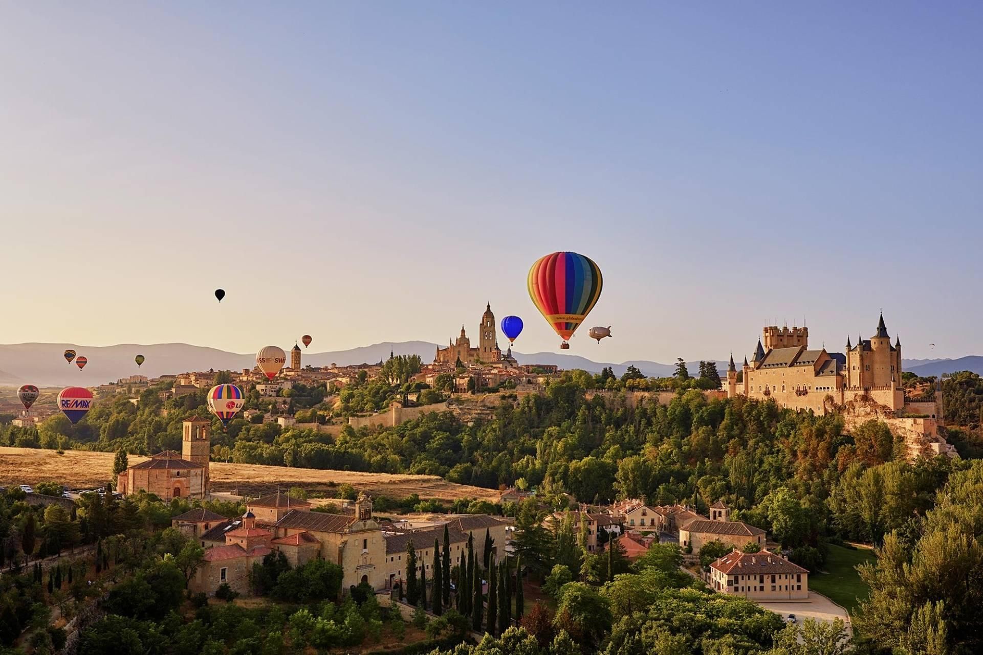 Esta ciudad española dibuja desde el aire un auténtico paisaje de cuento