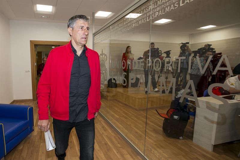 Quique Setién abandona la UD Las Palmas