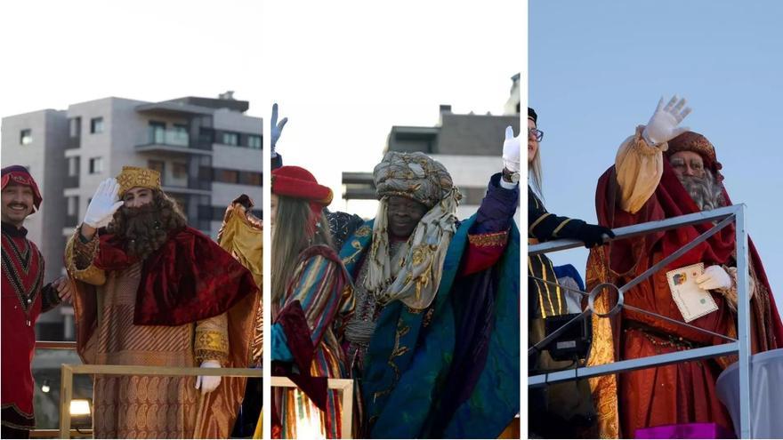 Badajoz se echa a la calle para recibir a los Reyes Magos en una cabalgata multitudinaria