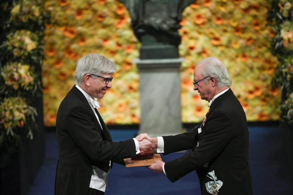 Ceremonia de entrega de los premios Nobel 2018 ...