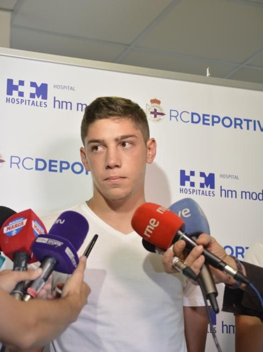 Fede Valverde pasa reconocimiento con el Deportivo