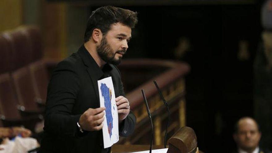 Gabriel Rufián vuelve a revolucionar el Congreso