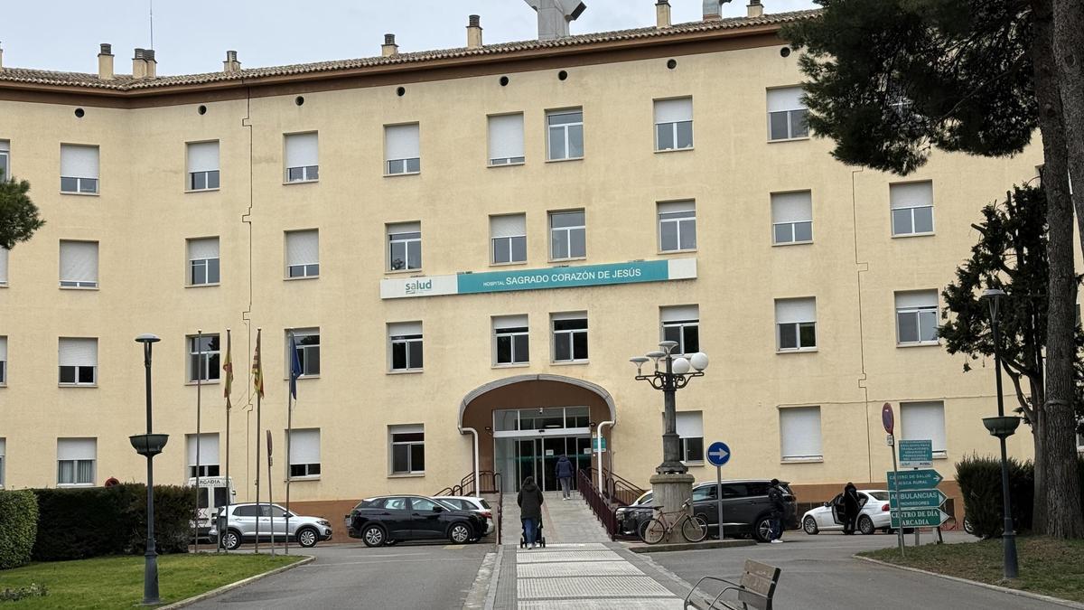 Imagen de archivo del hospital Provincial de Huesca, cercano al domicilio en el que tuvieron lugar los hechos.