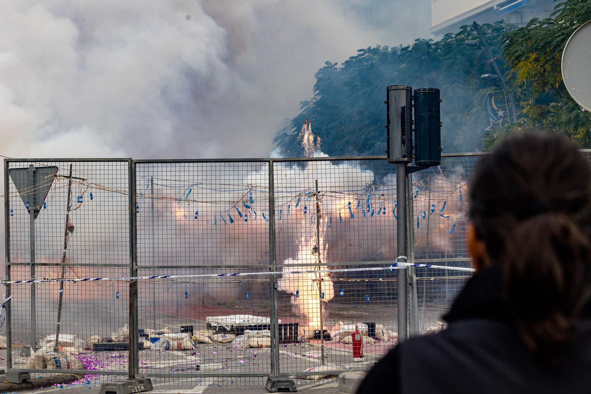 Mascletà dedicada a los peñistas